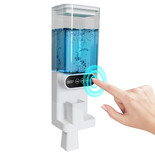 Automatic Mouthwash Dispenser With Cup Holder