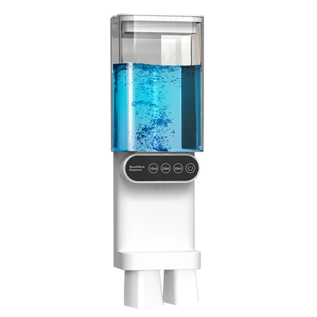 Automatic Mouthwash Dispenser With Cup Holder